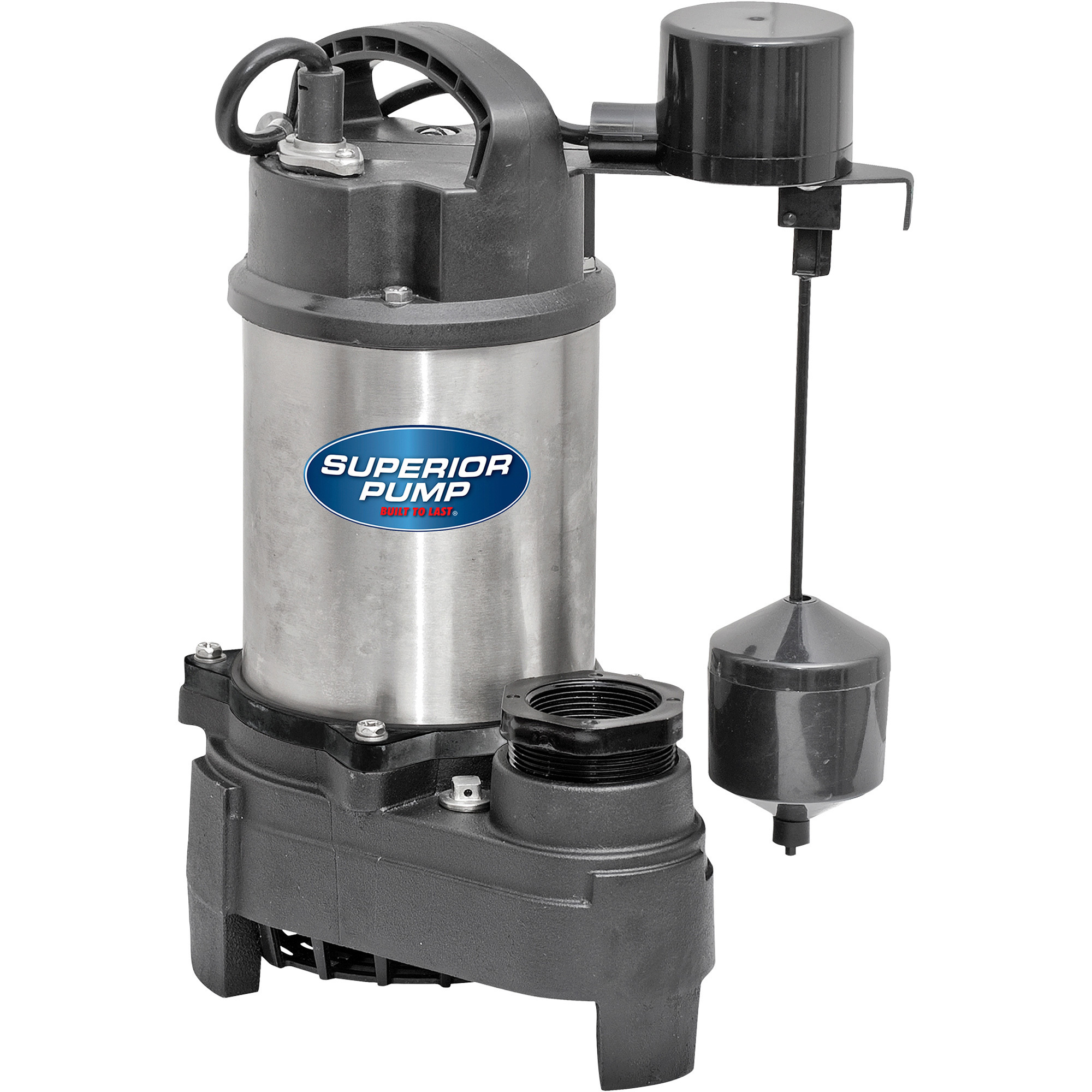 Superior Pump Submersible Sump Pump, 4500 GPH, 1/2 HP, Model# 92571